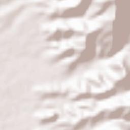 Amphoe Ban Hong Terrain Map