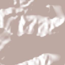 Santa Cruz Acatepec Terrain Map