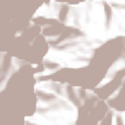 San Melchor Betaza Terrain Map