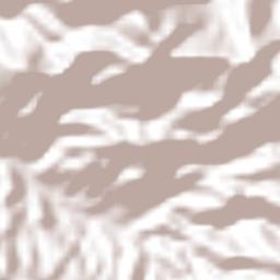 Santa María Zaniza Terrain Map