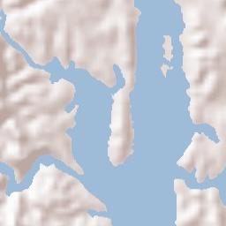 Sangkhla Buri Terrain Map