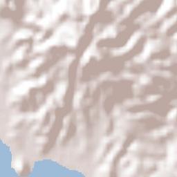 Agua Azul Terrain Map