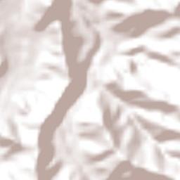 Las Ánimas Terrain Map