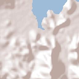 LLano de La Cruz Terrain Map