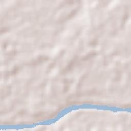 La Cruz de Río Grande Terrain Map