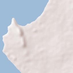 Bang Lamung District Terrain Map