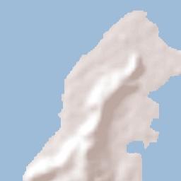 San Andrés Terrain Map