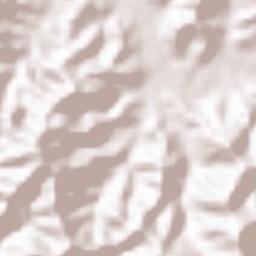 Amphoe La-un Terrain Map