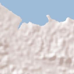 Playa Chiquita Terrain Map