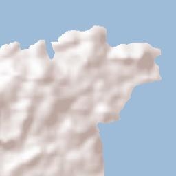 Cortes Terrain Map