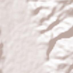 Santa Ana Terrain Map