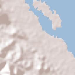 Ustupo Terrain Map