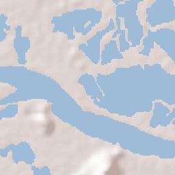 El Peñón Terrain Map