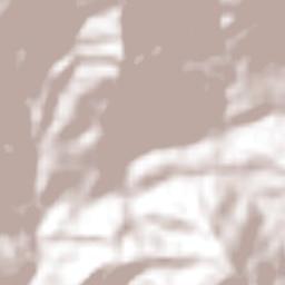 Paja de Sombrero Terrain Map