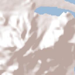 El Líbano Terrain Map