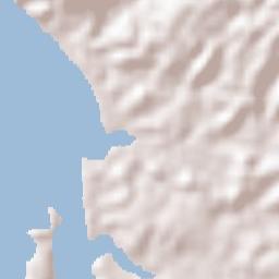 La Guinea Terrain Map
