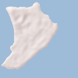 Angaur State Terrain Map