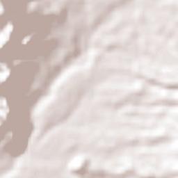 San Sebastián Terrain Map