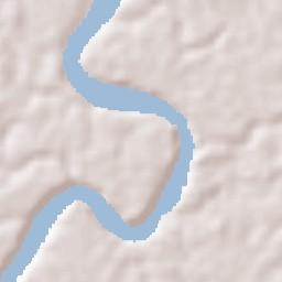 São Caetano de Odivelas Terrain Map