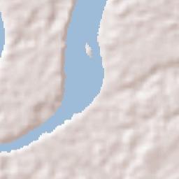 San Antonio del Estrecho Terrain Map
