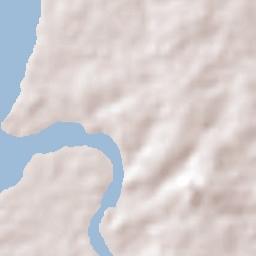 Tanjung Pandan Terrain Map
