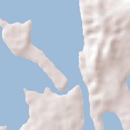 Tual Terrain Map