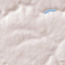Água Branca Terrain Map