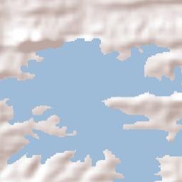 Coremas Terrain Map
