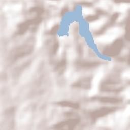 Água Branca Terrain Map