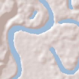 Boca do Acre Terrain Map