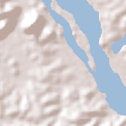 Amparo de São Francisco Terrain Map