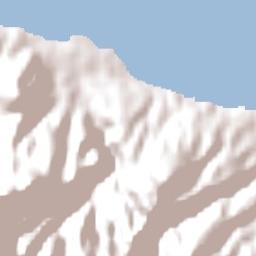 Mtakoudja Terrain Map