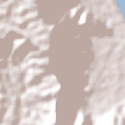 Clifton Beach Terrain Map