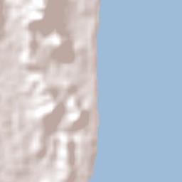 Wongaling Beach Terrain Map