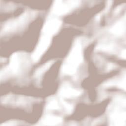 Nova América da Colina Terrain Map