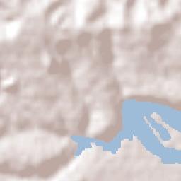 Paranapanema Terrain Map