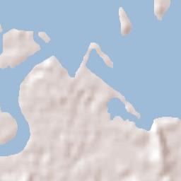 Gladstone Central Terrain Map