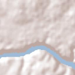 Puerto Iguazú Terrain Map