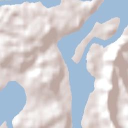 Russell Island Terrain Map