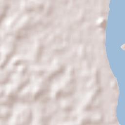 Biggera Waters Terrain Map