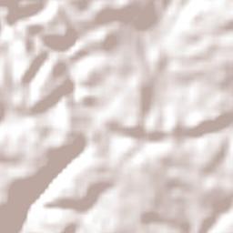 Lagoa Bonita do Sul Terrain Map