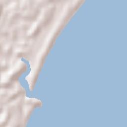 Moonee Beach Terrain Map