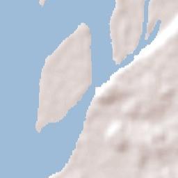 Piedras Blancas Terrain Map