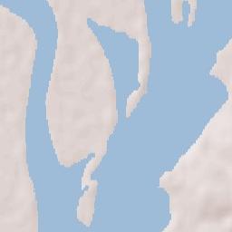 Nuevo Berlín Terrain Map