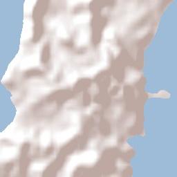 Caves Beach Terrain Map
