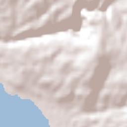 El Tabo Terrain Map