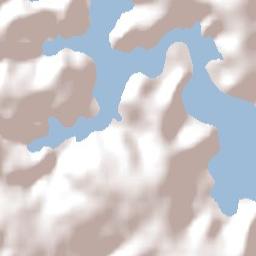 Cammeray Terrain Map