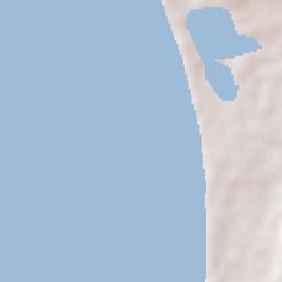 Sunset Beach Terrain Map