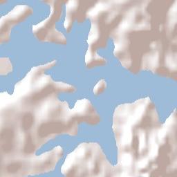 Milsons Point Terrain Map