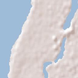 Birkenhead Terrain Map
